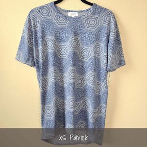 LuLaRoe Patrick Unisex Tee XS NWT